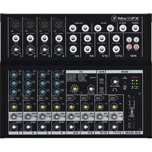 Mackie Mix12FX 12-channel Compact Mixer with Effects