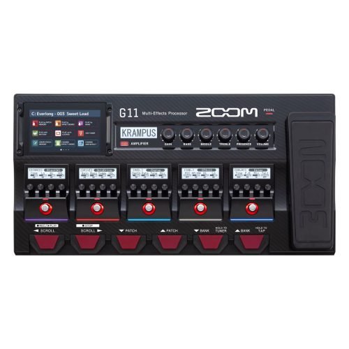 Zoom G11 Multi-Effects Processor – Flagship Guitar Effects & Amp Modeler with Expression Pedal