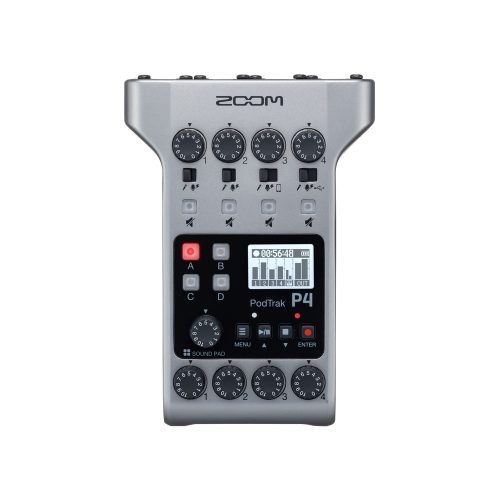 Zoom PodTrak P4 4-input Ultimate Recorder for Podcasting