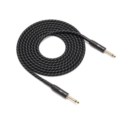 1 Samson Tourtek Pro TPIW10 Woven Fabric Instrument Cables (10ft)