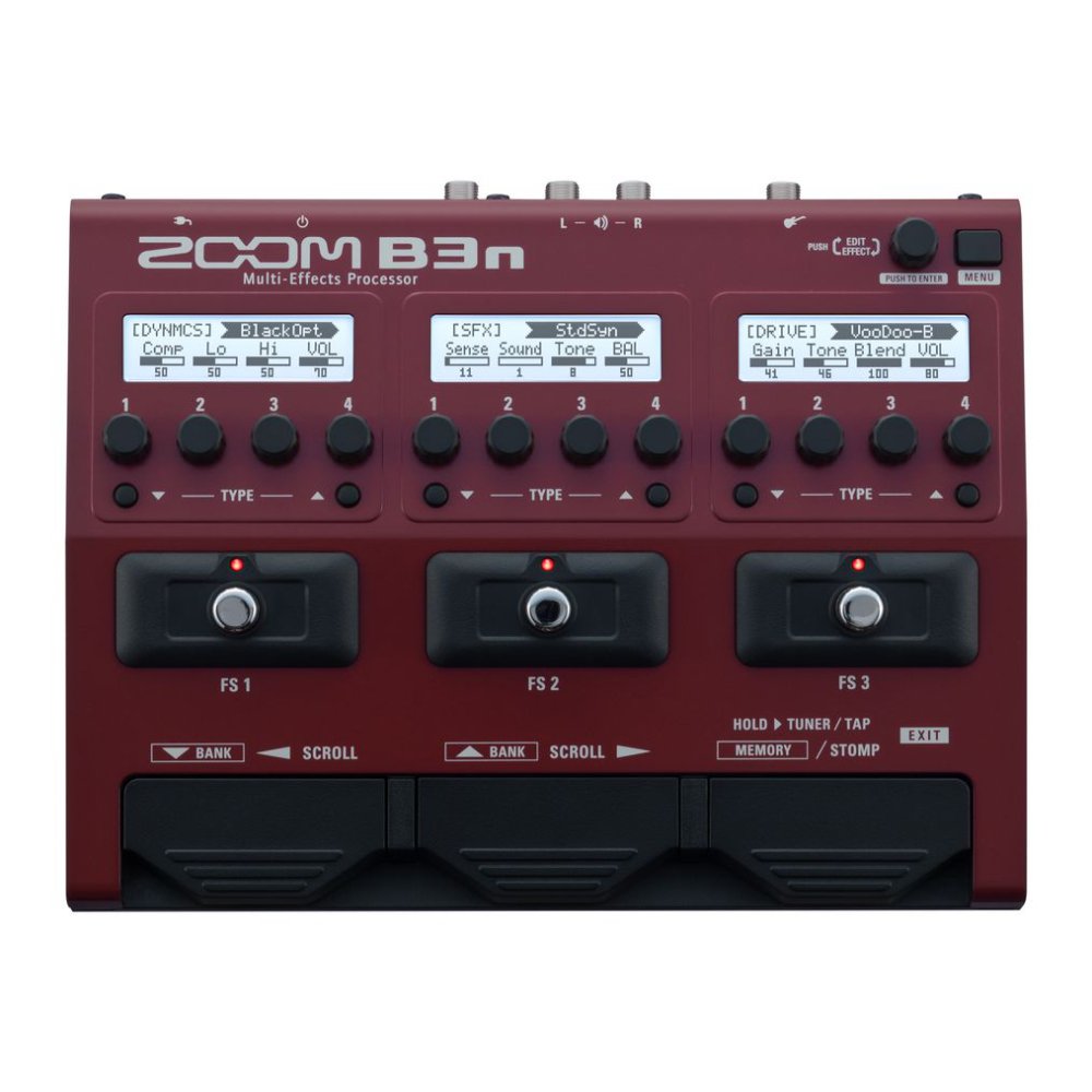 untitled Zoom B3n Bass Multi-effects Processor