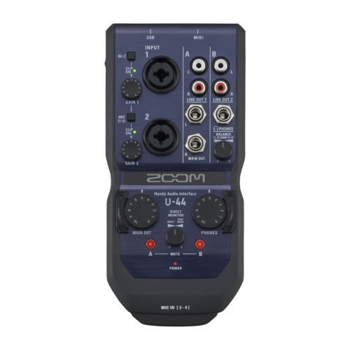 Zoom U-44 - Handy Audio Interface (U44 / U 44)