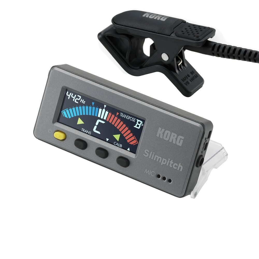 Korg SlimPitch SLM-1CM Chromatic Tuner in Gray (SLM1CM / SLM 1CM)