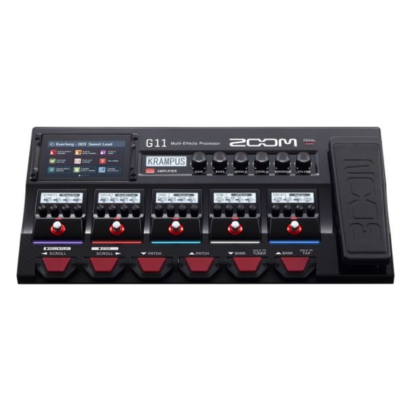 Zoom G11 Multi-Effects Processor – Flagship Guitar Effects & Amp Modeler with Expression Pedal