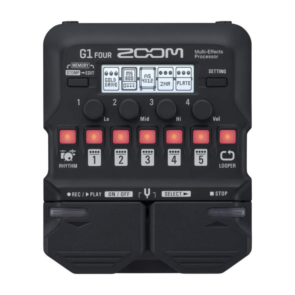 Zoom G1 Four – Guitar Multi-Effects Pedal