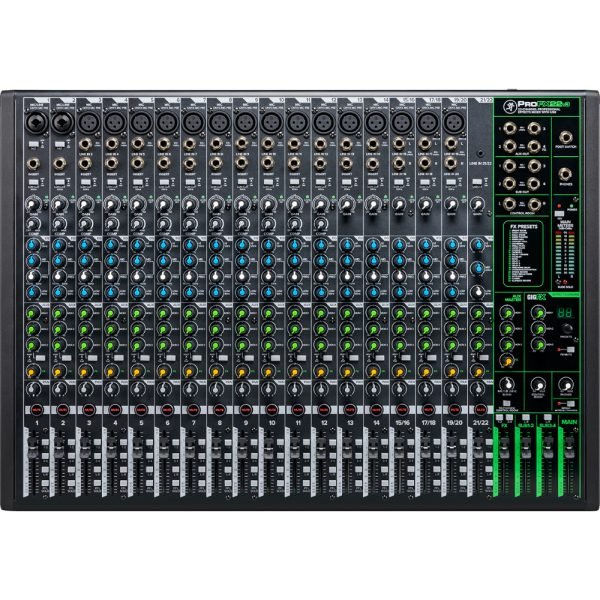 2 Mackie ProFX22v3 22-channel Mixer with USB and Effects