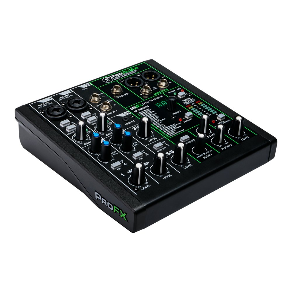 Mackie ProFX6v3 6-channel Mixer with USB and Effects