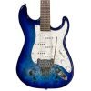 G&L Tribute Comanche in Aqua Burst over Burl wood	Electric Guitar