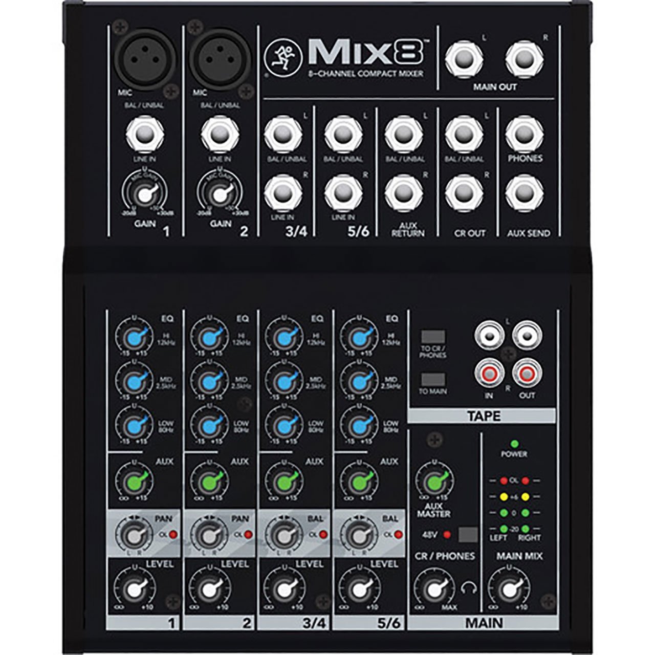 Mackie Mix 8 8-channel Compact Mixer