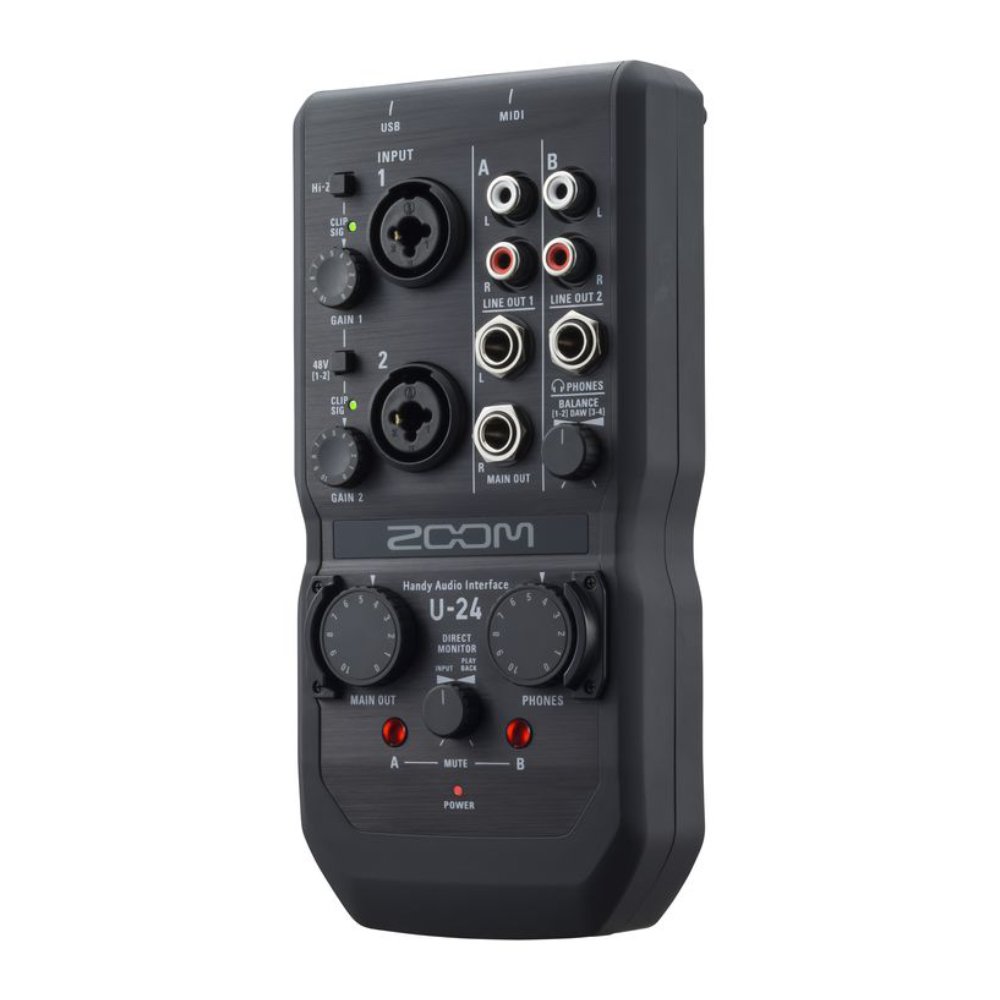 Zoom U-24 - Handy Audio Interface (U24 / U 24)