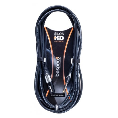 Bespeco HDJF600 High Quality Jack mono-xlr F cable