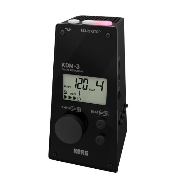 Korg KDM-3 Digital Metronome - Black (KDM3 / KDM 3)