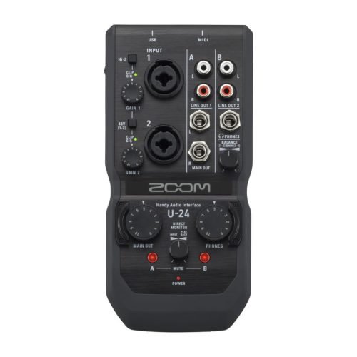 Zoom U-24 - Handy Audio Interface (U24 / U 24)