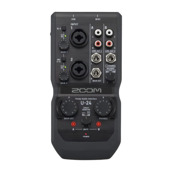 8 Zoom U-24 - Handy Audio Interface (U24 / U 24)