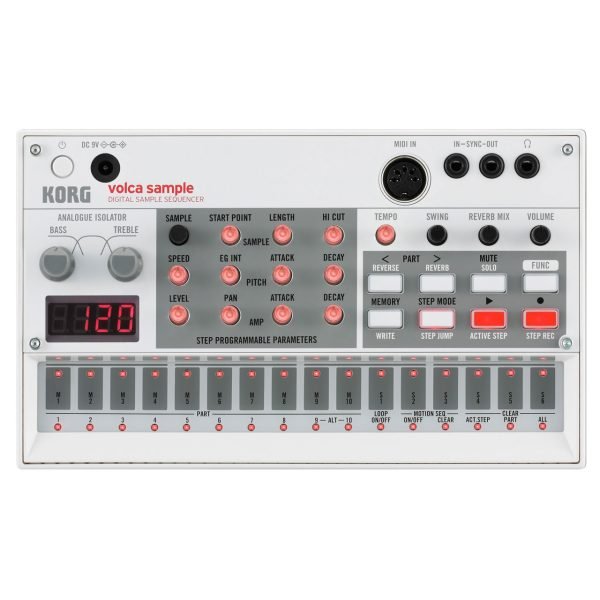 80860c2af378b999bc326cfa7e2d47361460358292.jpg Korg Volca Sample Digital Sampler Sequencer