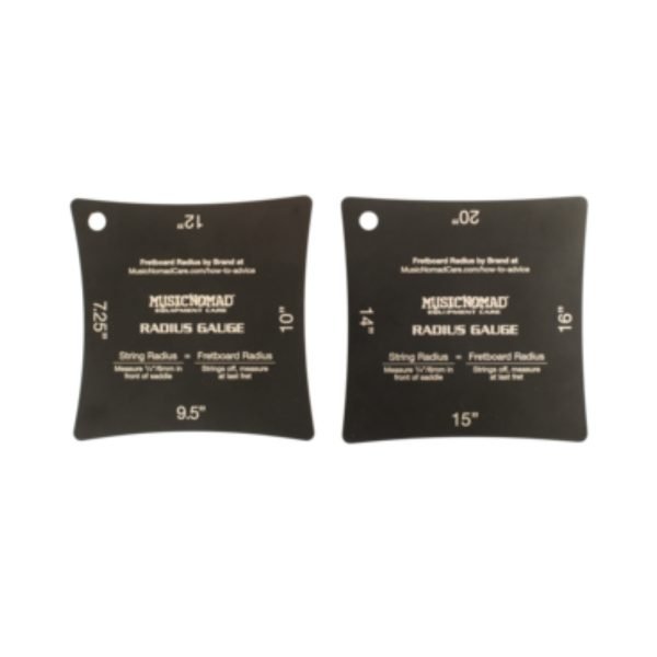 Music Nomad MN603 - Precision Radius Gauge Set - 2 Pak