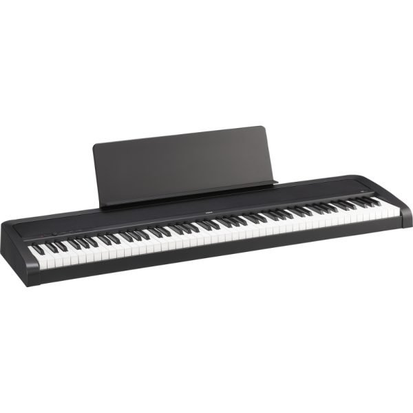 Korg B2 Digital Piano – 88-Key NH Weighted Keyboard with USB Audio/MIDI in Black