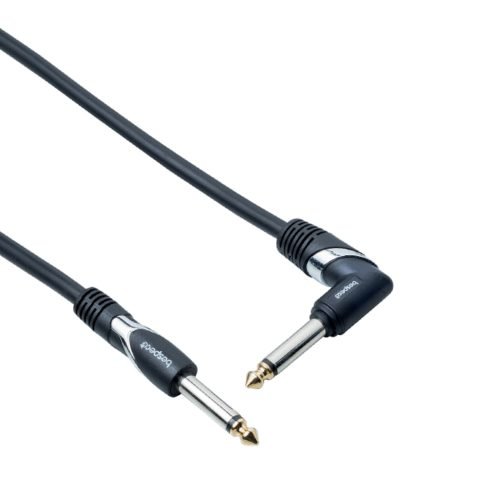 Bespeco 3 metre Mono Right Angle Instrument cables - HDPJ300