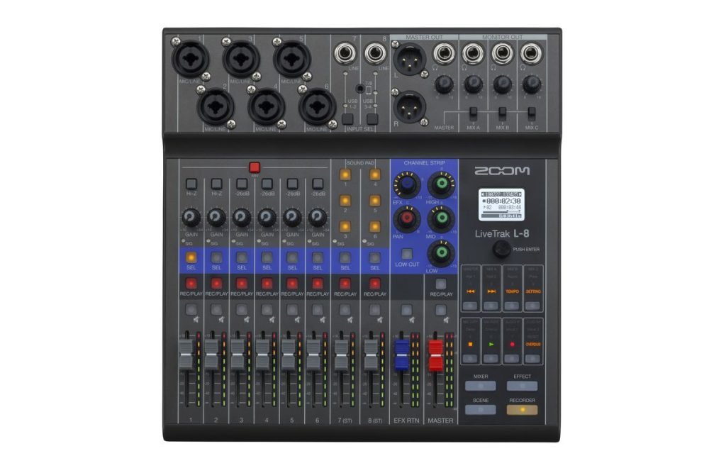 Zoom LiveTrak L-8 - Digital Mixer (L8 / L 8)