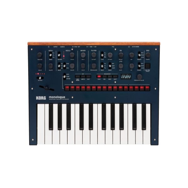 Monologue-BL-1 Korg Monologue Monophonic Analog Synthesizer in Blue