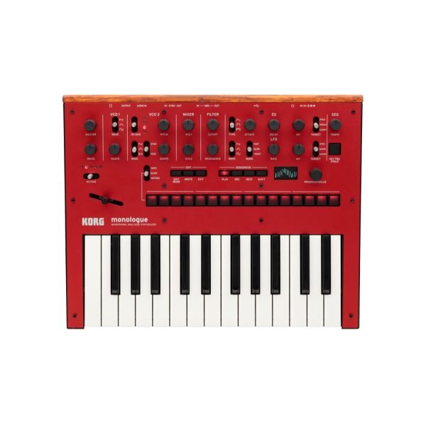 Monologue-RD-1 Korg Monologue Monophonic Analog Synthesizer in Red