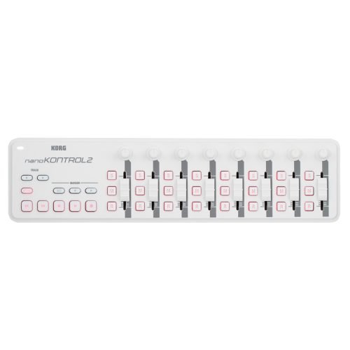 Korg nanoKONTROL2 SLIM-LINE USB Controller in White