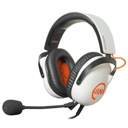 IINVICTOR Soturi – Lightweight “Comfort-Lite” Gaming Headset with 50mm Audiophile Drivers, DSP Soundcard & Detachable Boom Microphone