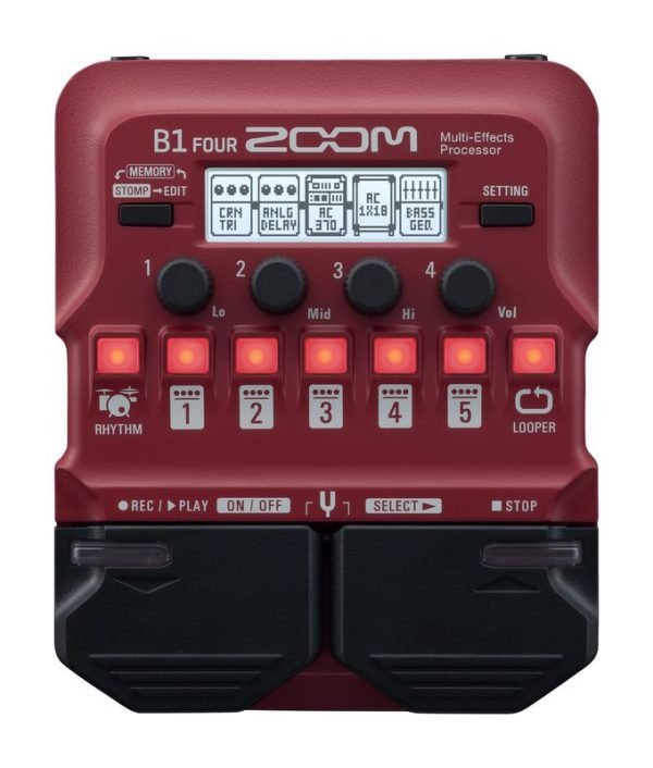 Zoom B1 FOUR Bass Multi-effects Processor