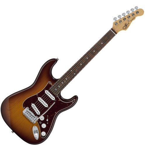 G&L USA Fullerton Deluxe S-500 in Old School Tobacco Sunburst Electric Guitar