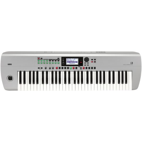 Korg i3 Music Workstation Keyboard in Matte Silver