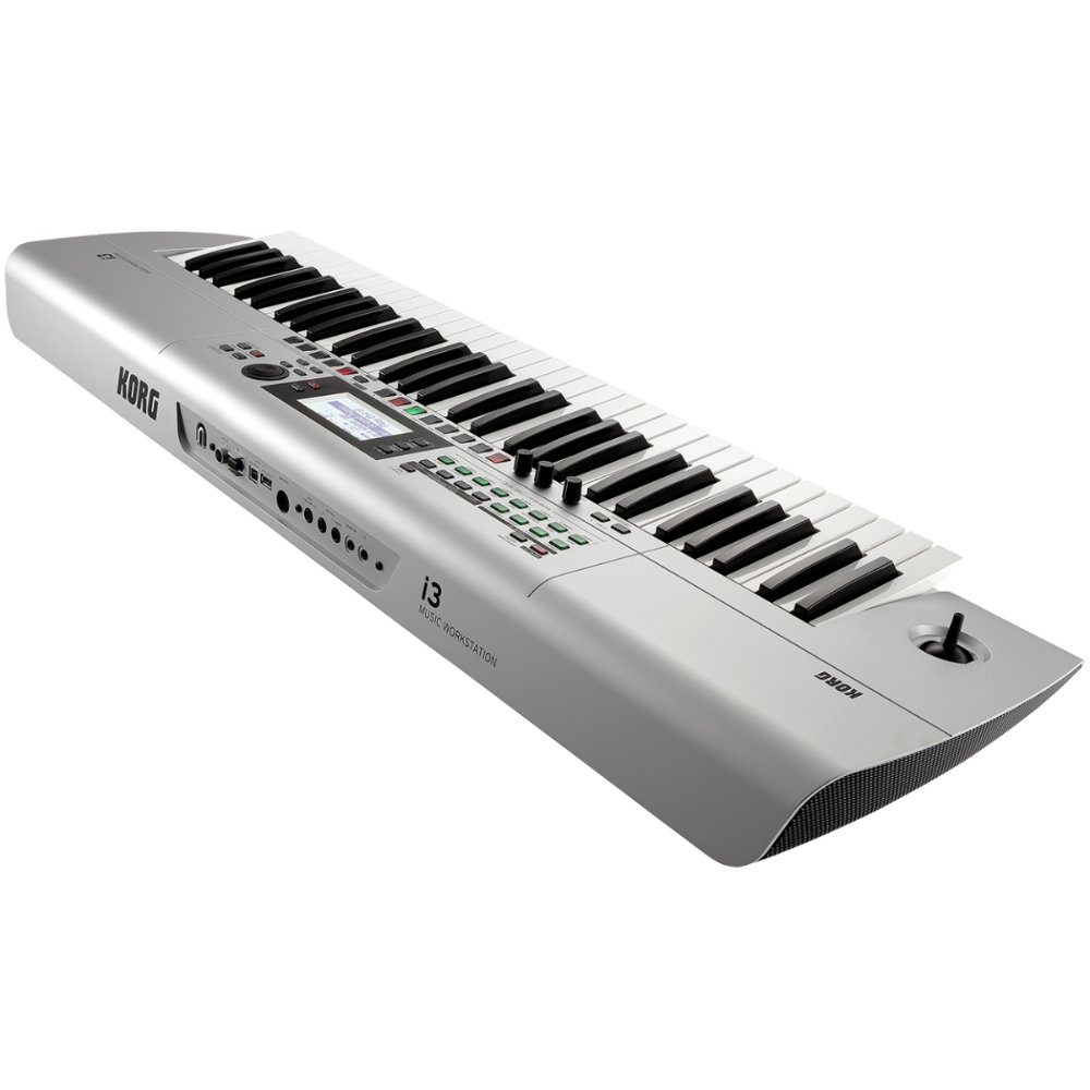 Korg i3 Music Workstation Keyboard in Matte Silver