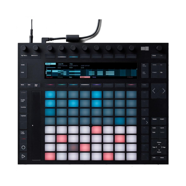 Ableton Push 2 – Professional Pad Controller with RGB Pads, High-Resolution Display, Touch Encoders and Bundled Ableton Live 12 Suite