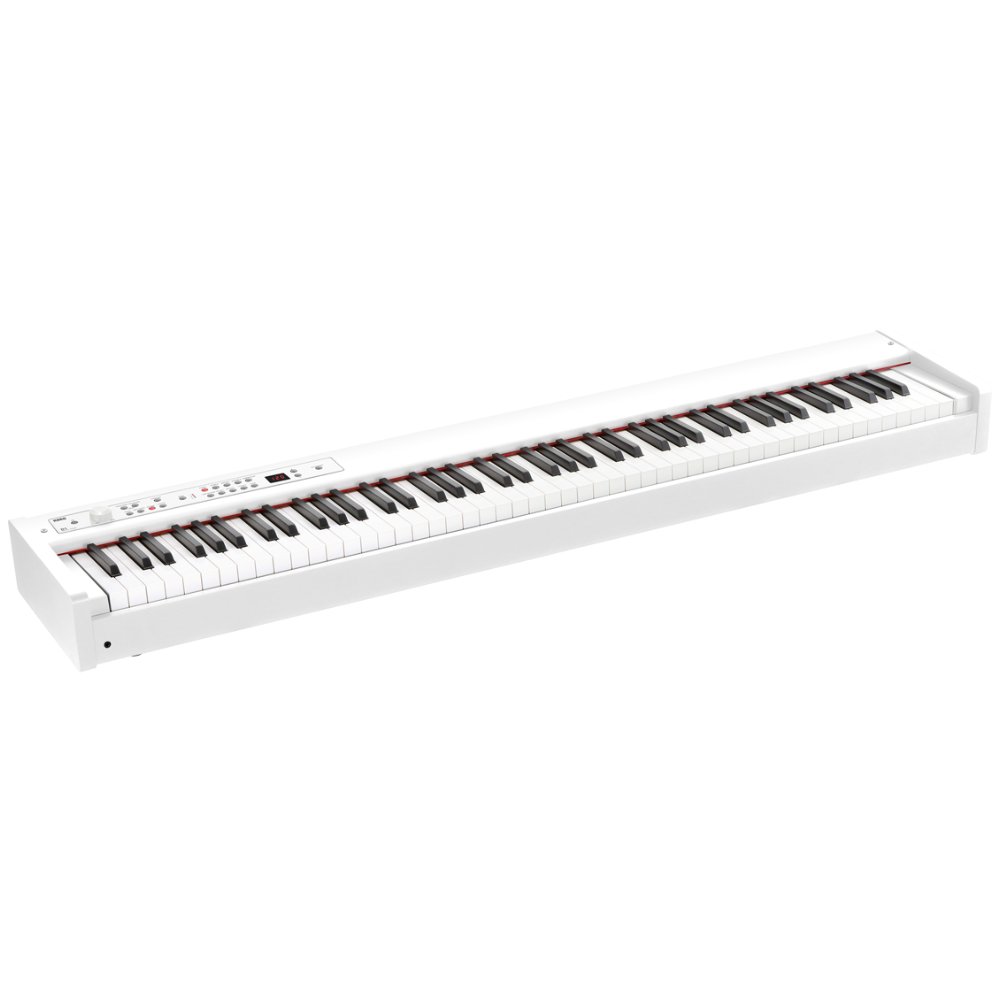 Korg D1 Digital Piano – 88-Key RH3 Weighted Keyboard in White