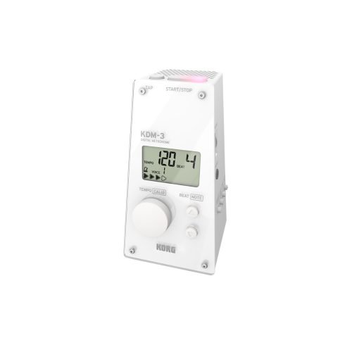 Korg KDM-3 Digital Metronome (White) (KDM3 / KDM 3)