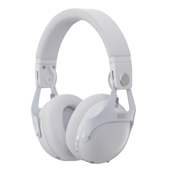 Korg NC-Q1 Smart Noise Cancelling DJ Bluetooth Headphone in White (NCQ1 / NC Q1)