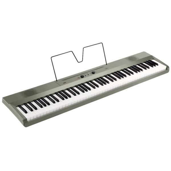 Korg Liano L1 Digital Piano – 88-Key Slim & Portable Keyboard with USB Audio/MIDI in Metallic Silver