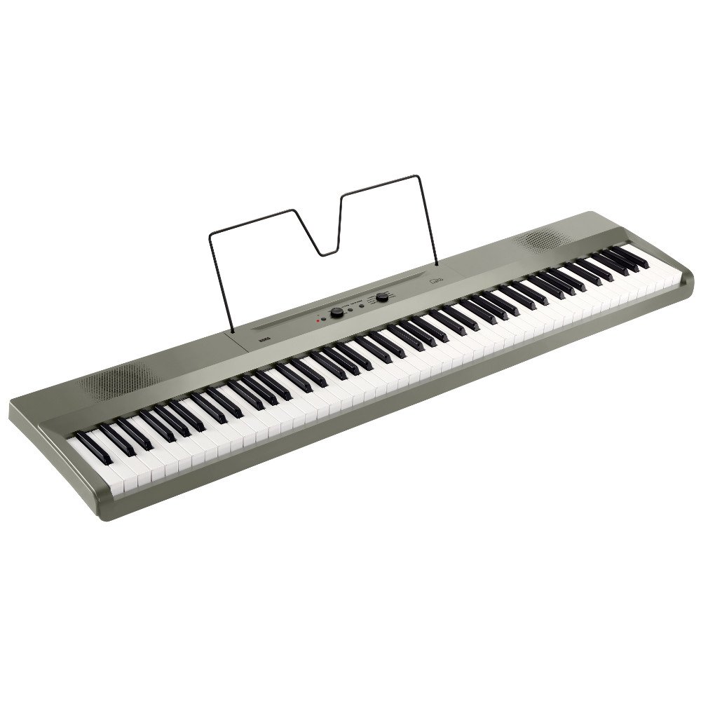 Korg Liano L1 Digital Piano – 88-Key Slim & Portable Keyboard with USB Audio/MIDI in Metallic Silver