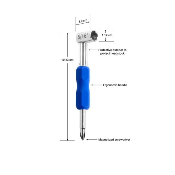 Music Nomad Truss Rod Neck Relief Measure and Adjust Kit - MN611