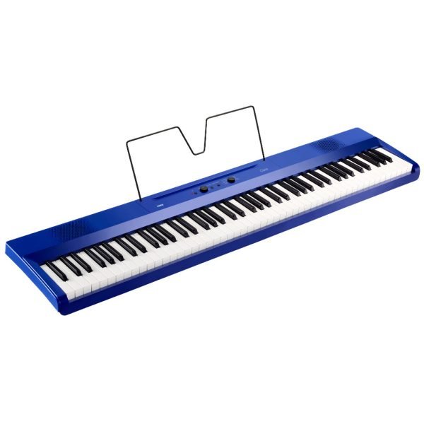 Korg Liano L1 Digital Piano – 88-Key Slim & Portable Keyboard with USB Audio/MIDI in Metallic Blue