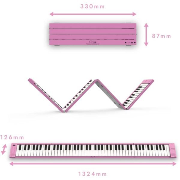 637b70ce0b90369563665a83a9c8453c.jpeg Blackstar Carry-On Folding Piano 88 - Pink