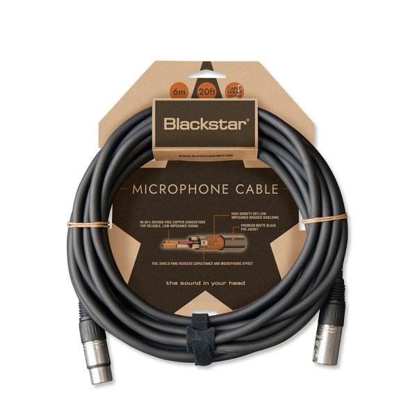 Blackstar 6M XLR Male – XLR Female Microphone Cable