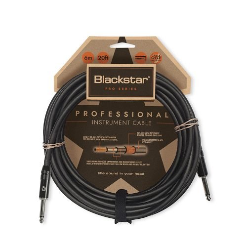 d7a2ee4e7f45fe9ab7c5bf67ac45cf75.jpeg Blackstar 6M Straight 1/4″ Jack – Straight 1/4″ Jack Professional Instrument Cable
