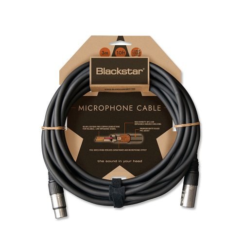 f4e659e615e09a9d2d019aee4e9baa70.jpeg Blackstar 3M XLR Male – XLR Female Microphone Cable