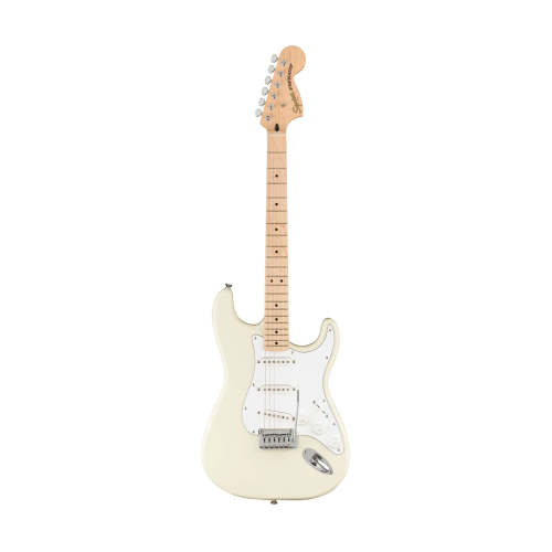 0c7215060cd4872e6c79fbfa4e3b1a28.png Squier Affinity Series Stratocaster Electric Guitar, Maple FB, Olympic White
