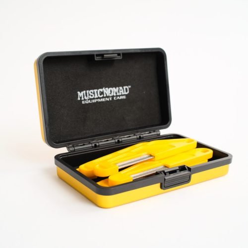 Music Nomad MN667 - 6-piece Electric Guitar Diamond Coated Nut File Set – Super Light Strings