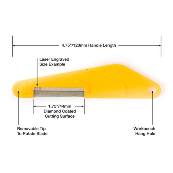 Music Nomad MN676 16-piece Diamond Coated Nut File Complete Shop Set