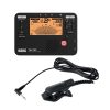 Korg TM-70C Tuner and Metronome with Contact Microphone – Black