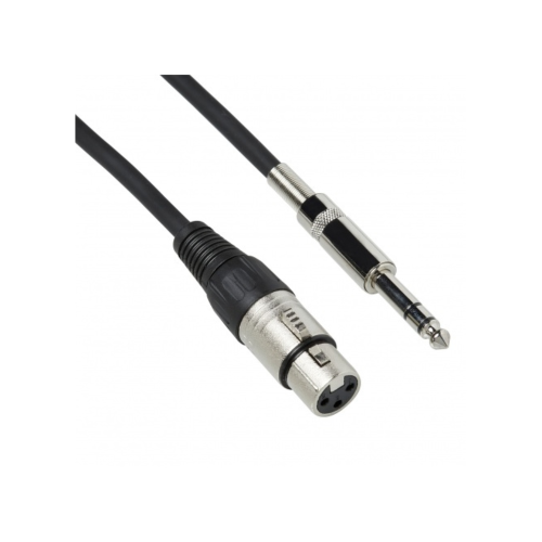 Bespeco BSMC100 1M/3M (XLR Female – Straight 1/4″ Stereo Jack) Microphone Cable