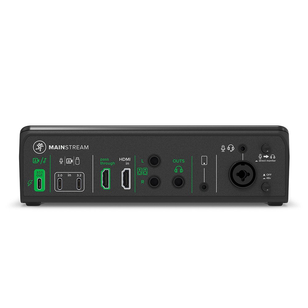Mackie MainStream Video Streaming Interface
