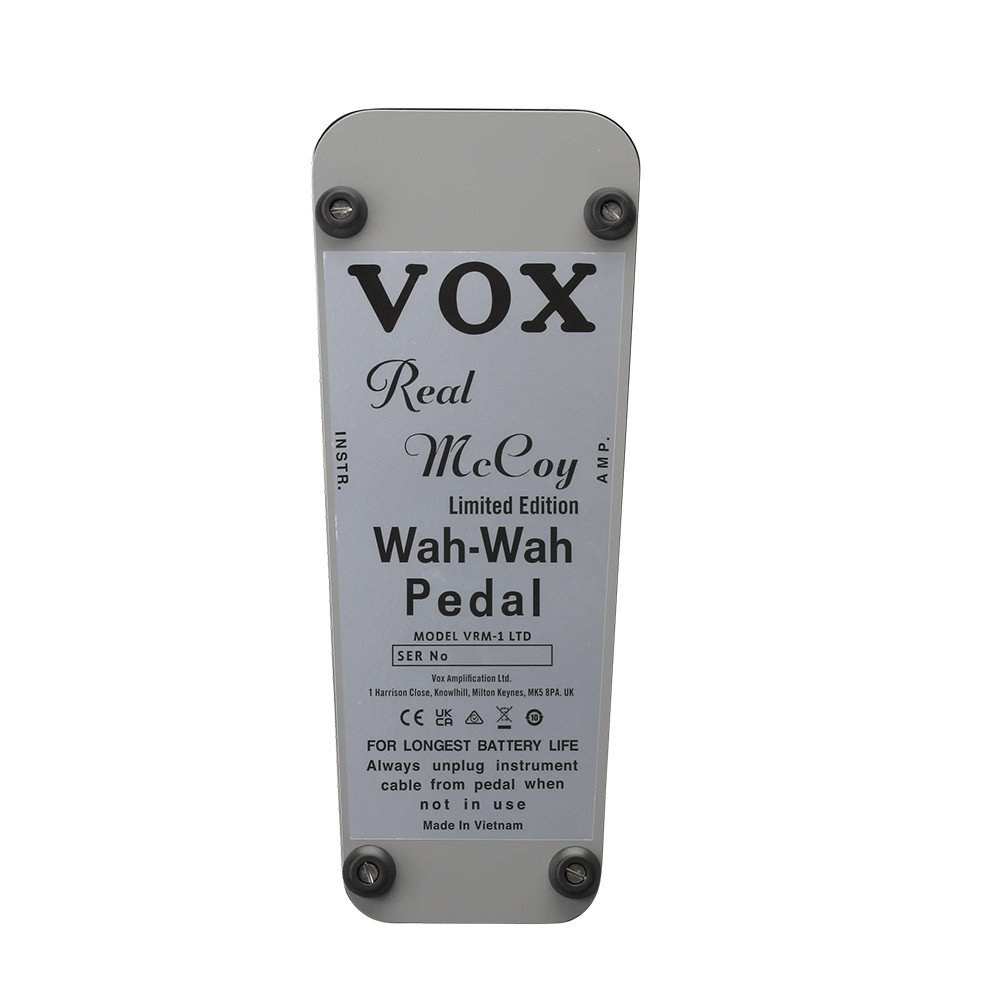 Vox The Real McCoy VRM-1 Limited-edition Wah Pedal – Silver
